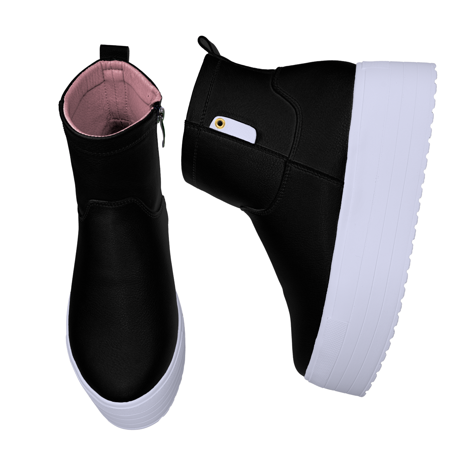 BOTIÑA negro suela blanca